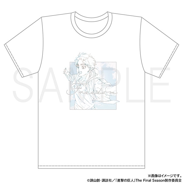 進撃の巨人 Tシャツ　原画／エレン（M）