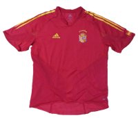 スペイン代表 2004/05 ホーム ユニフォーム 市販選手用(オーセンティック) L?サイズ adidas