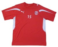 フォルトゥナ・デュッセルドルフ 2010/11 トレーニングシャツ #15 パトリック・ズンディ 選手実使用 Mサイズ puma