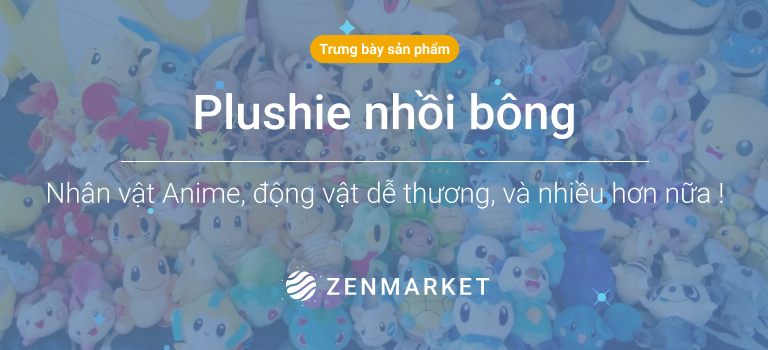 Plushie nhồi bông Nhật